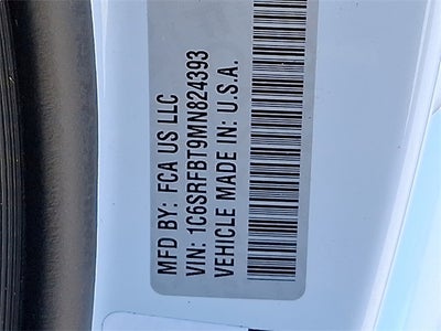 2021 RAM 1500 Big Horn Quad Cab 4x4 6'4' Box