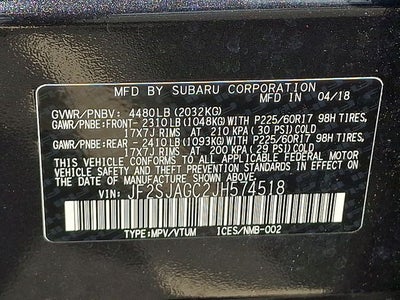 2018 Subaru Forester 2.5i Premium